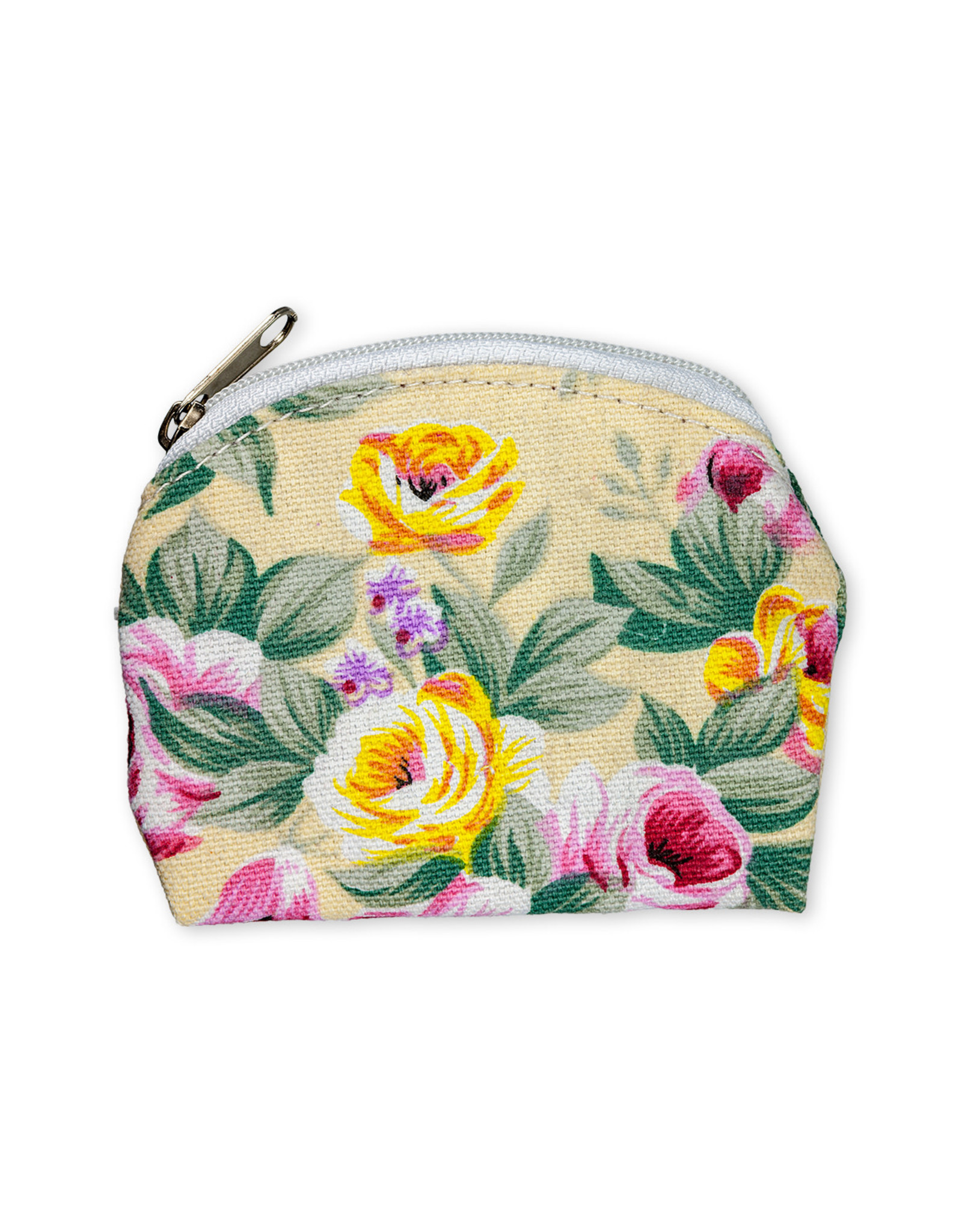 Floral Brocade Rosary Pouch