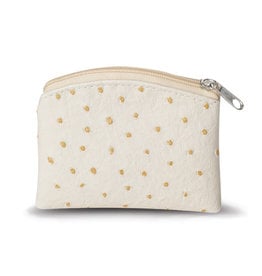 Hirten Rosary Case - Beige Ostrich Skin Pattern