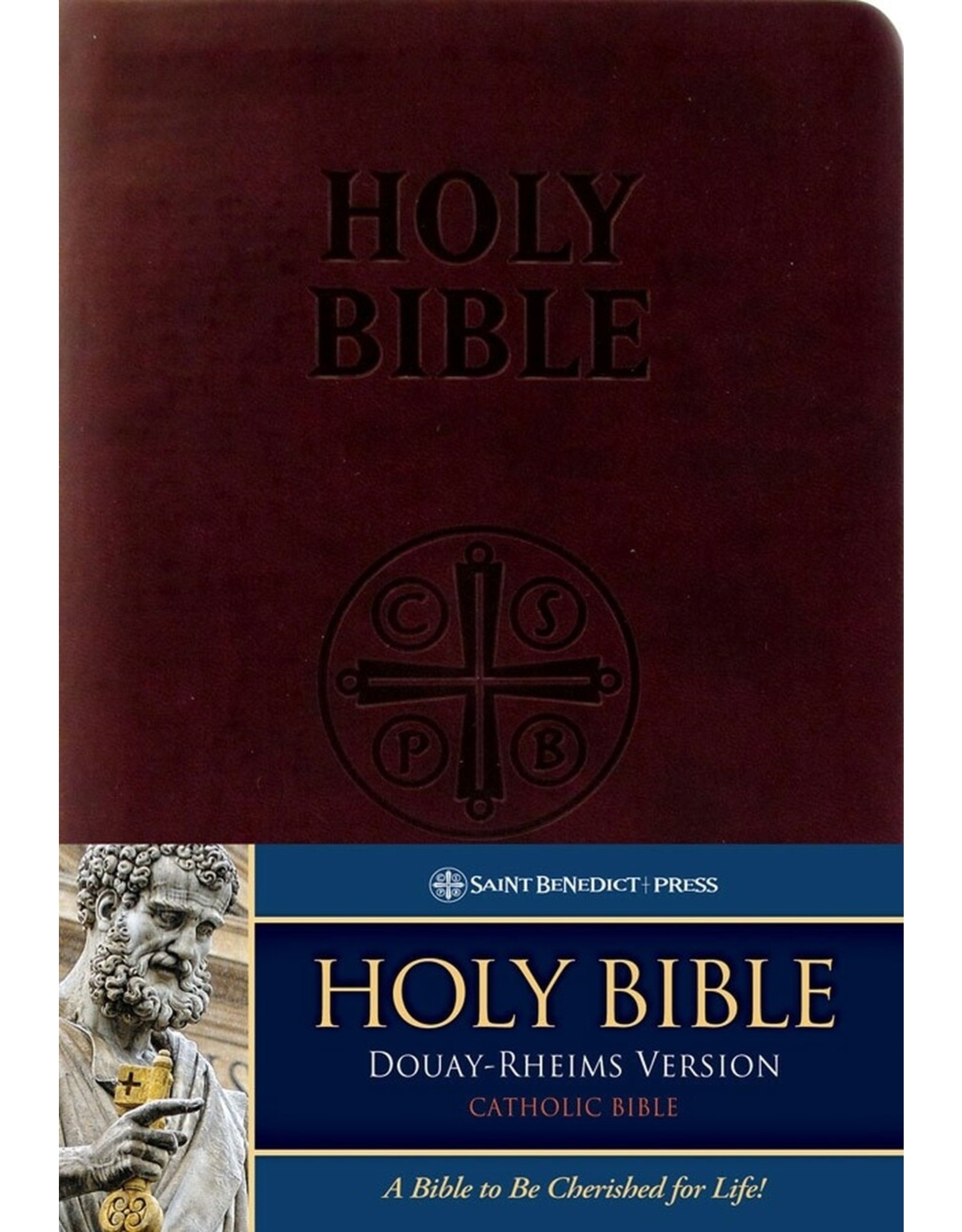 Tan Books (St. Benedict Press) Douay-Rheims Bible (Burgundy Ultrasoft Leatherette)