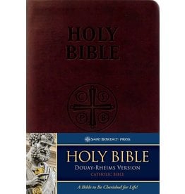 Tan Douay-Rheims Bible (Burgundy Ultrasoft Leatherette)