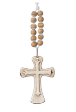 Ganz Small Cross with Beaded Hanger