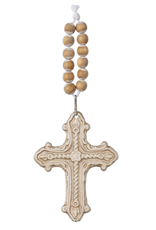 Ganz Small Cross with Beaded Hanger