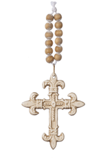 Ganz Small Cross with Beaded Hanger