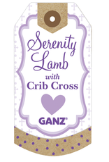 Ganz Serenity Lamb with Crib Cross (Pink)