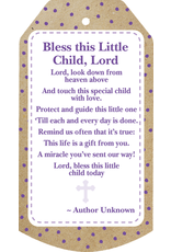 Ganz Serenity Lamb with Crib Cross (Pink)