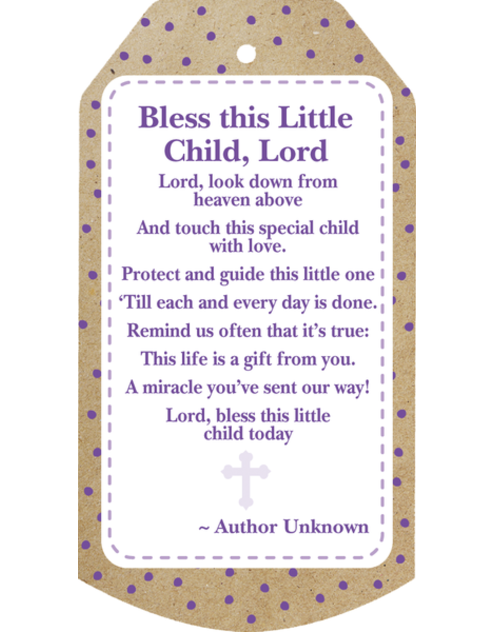 Ganz Serenity Lamb with Crib Cross (Pink)