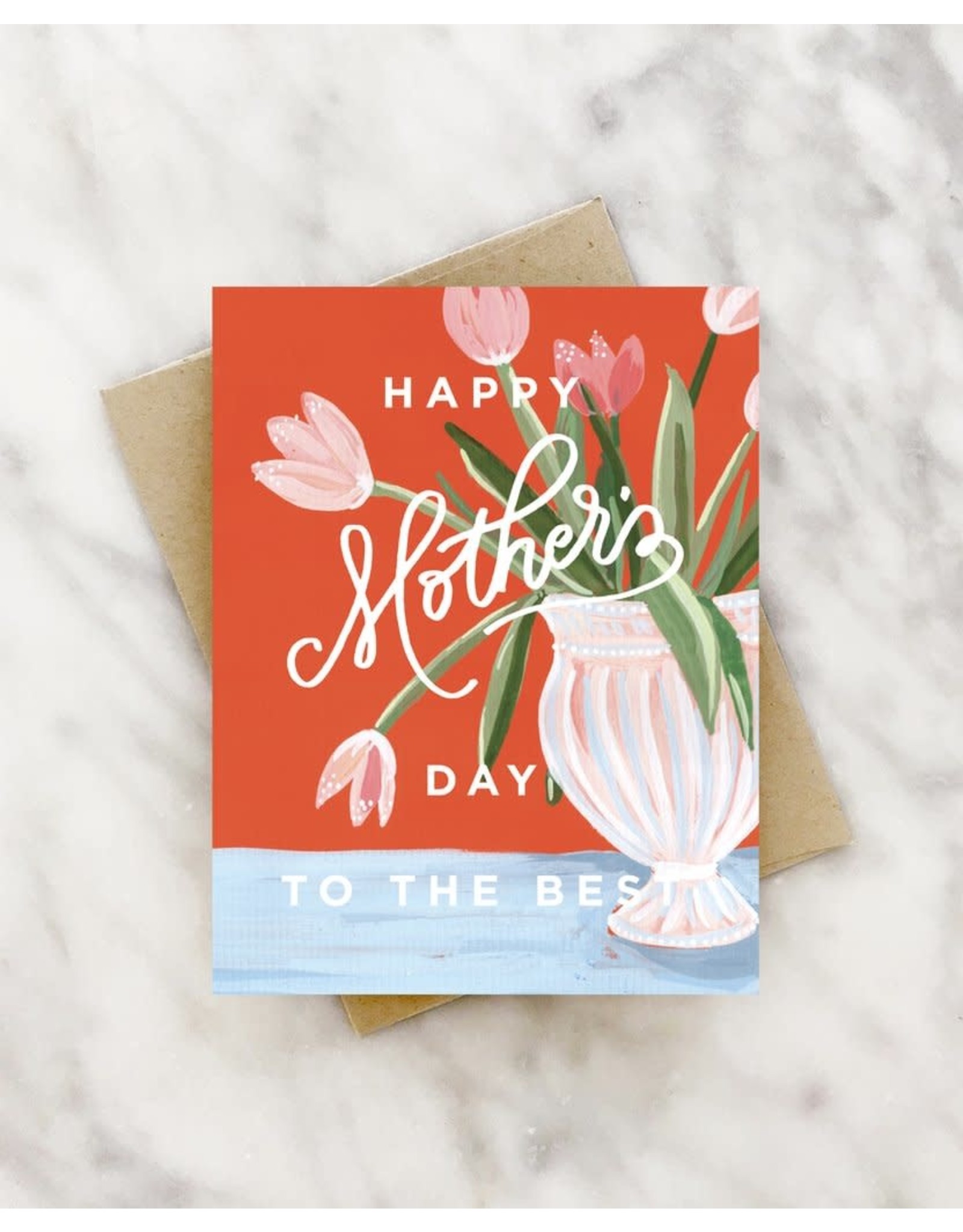 21 co Mother's Day Card - Tulip Vase