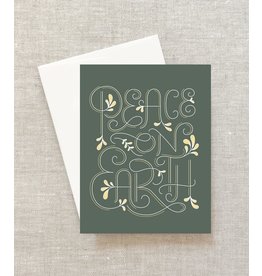 21 co "Peace on Earth" Christmas Greeting Card