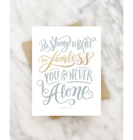 21 co "You are Never Alone" Inspirational Greeting Card
