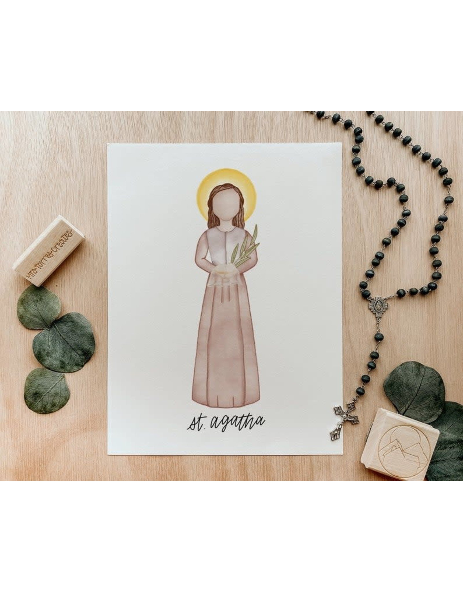 Saint Art Prints (3x5)