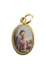 San Francis St Joseph Medal Gold/Color
