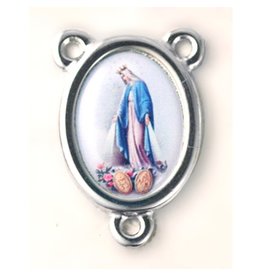 San Francis Rosary Centerpiece Our Lady of Grace Color