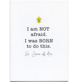 Card Joan of Arc/I am Not Afraid