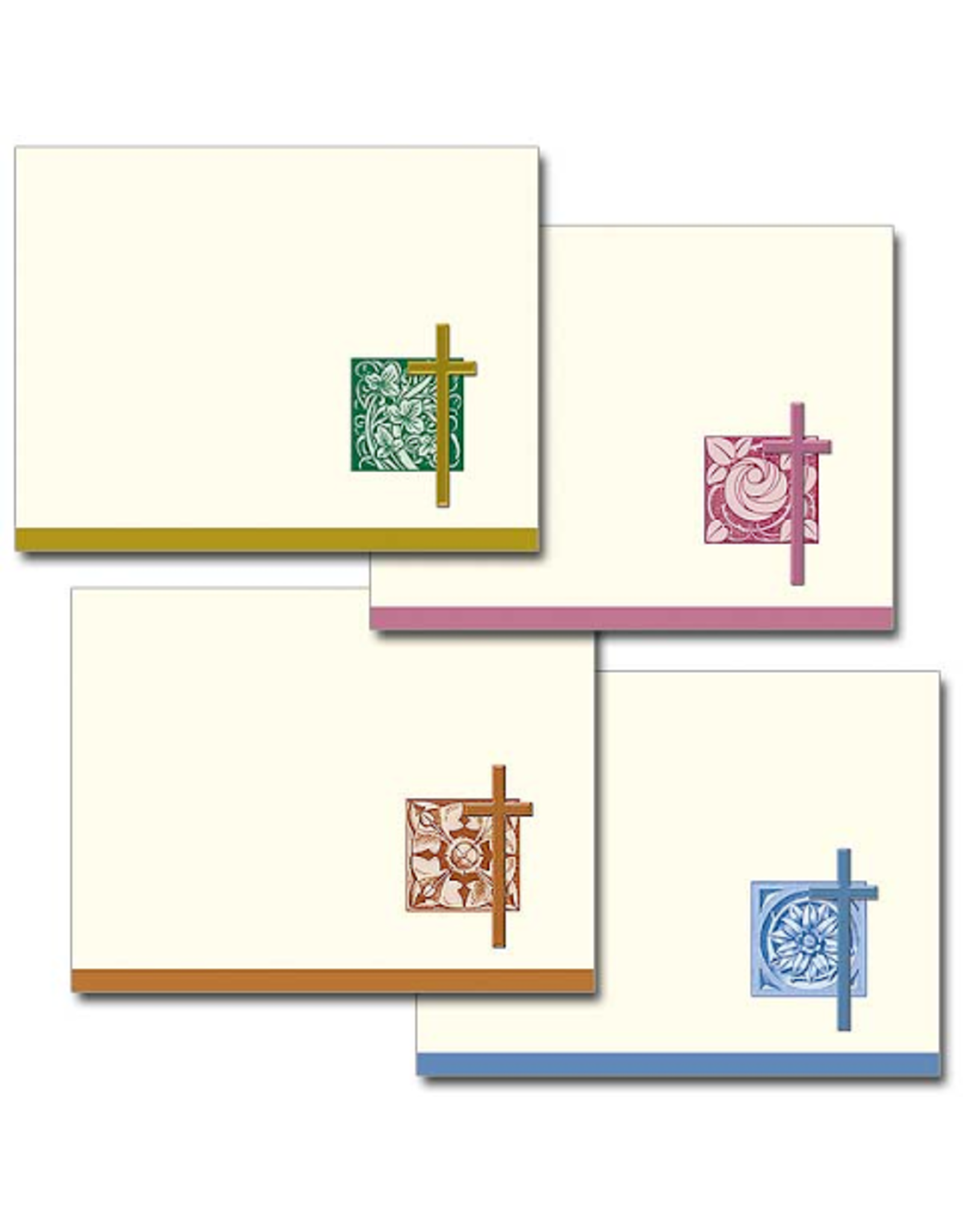 Altar + Home Boxed Cards - Assorted Cross (Pack of 12-3 each of 4 Designs)