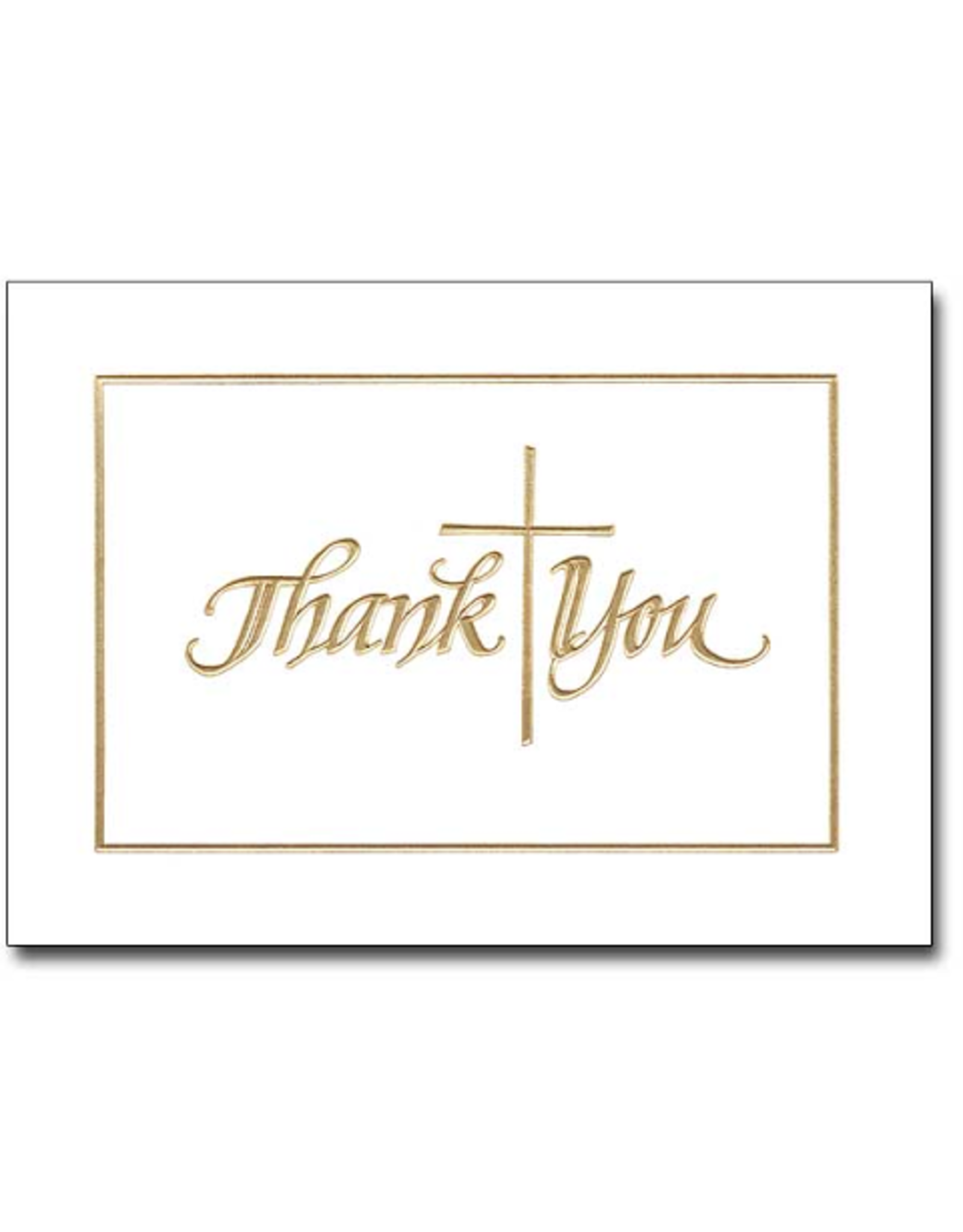 Altar + Home Boxed Cards - Thank You Gold Cross (12)
