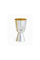 Alviti Creations Common Cup, Silver Plated Hammered - 10oz
