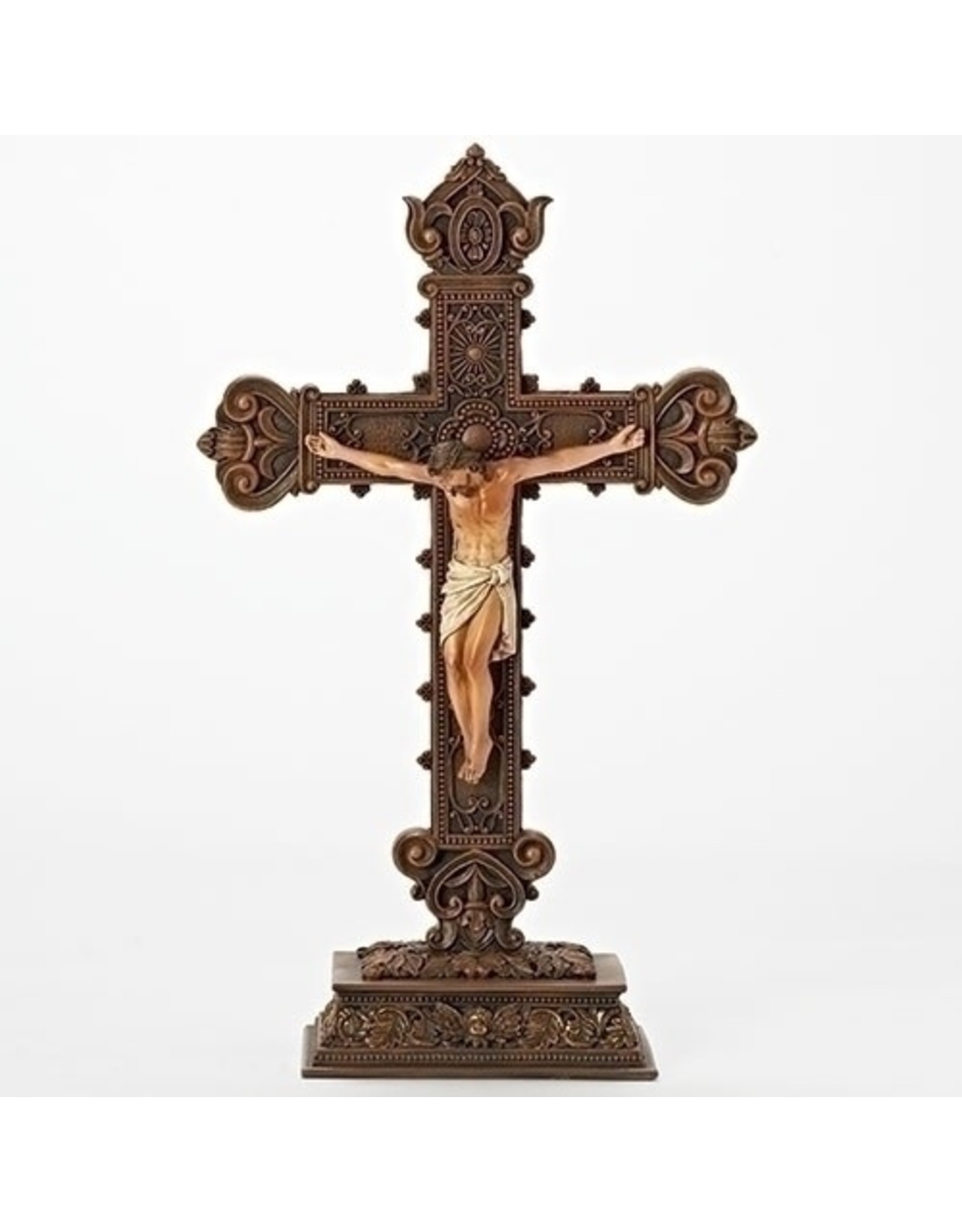 Roman Standing Crucifix 14.5"