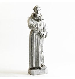 Orlandi Statue - St. Francis Holding Cross 38"