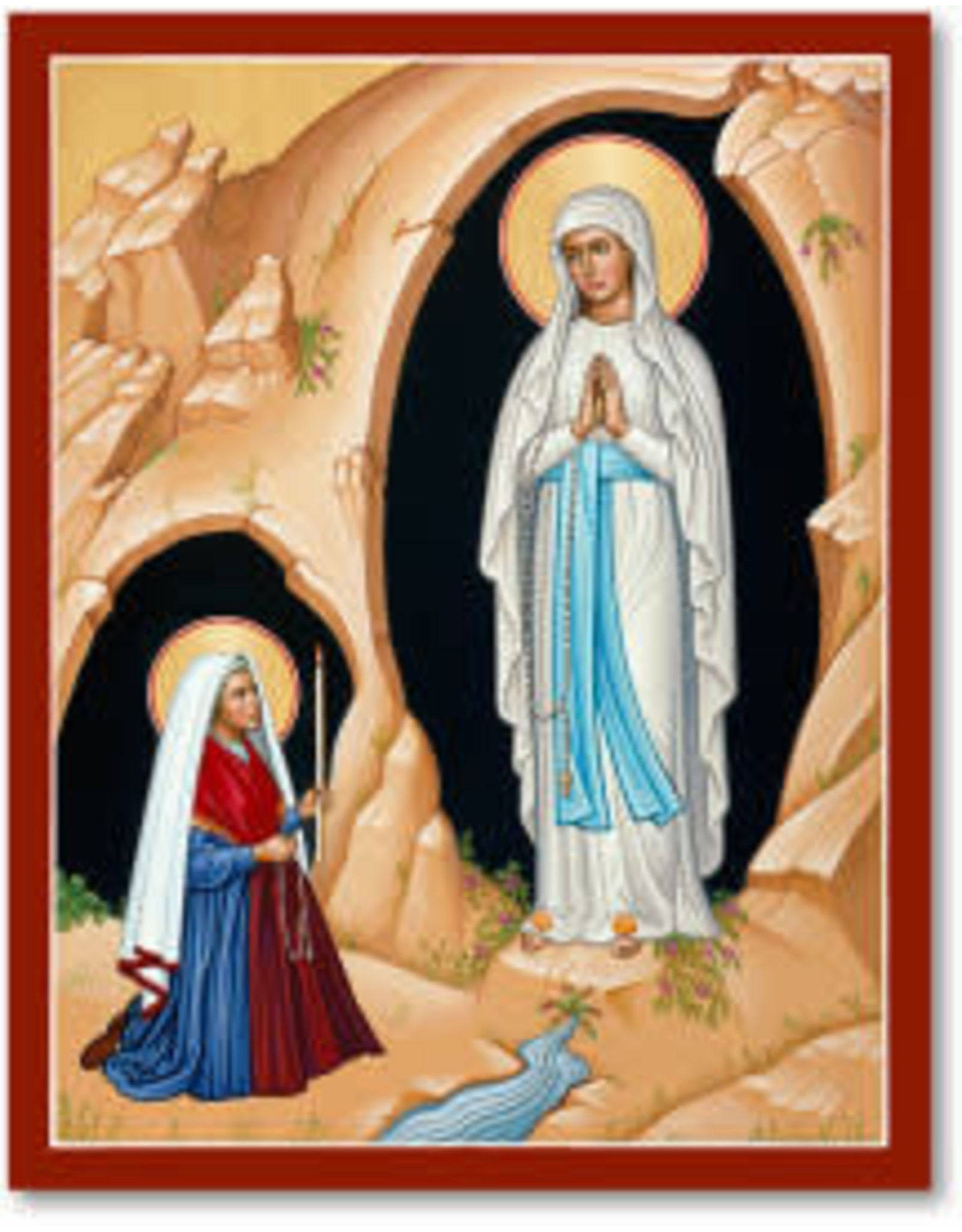 Icon - Our Lady of Lourdes 8x10