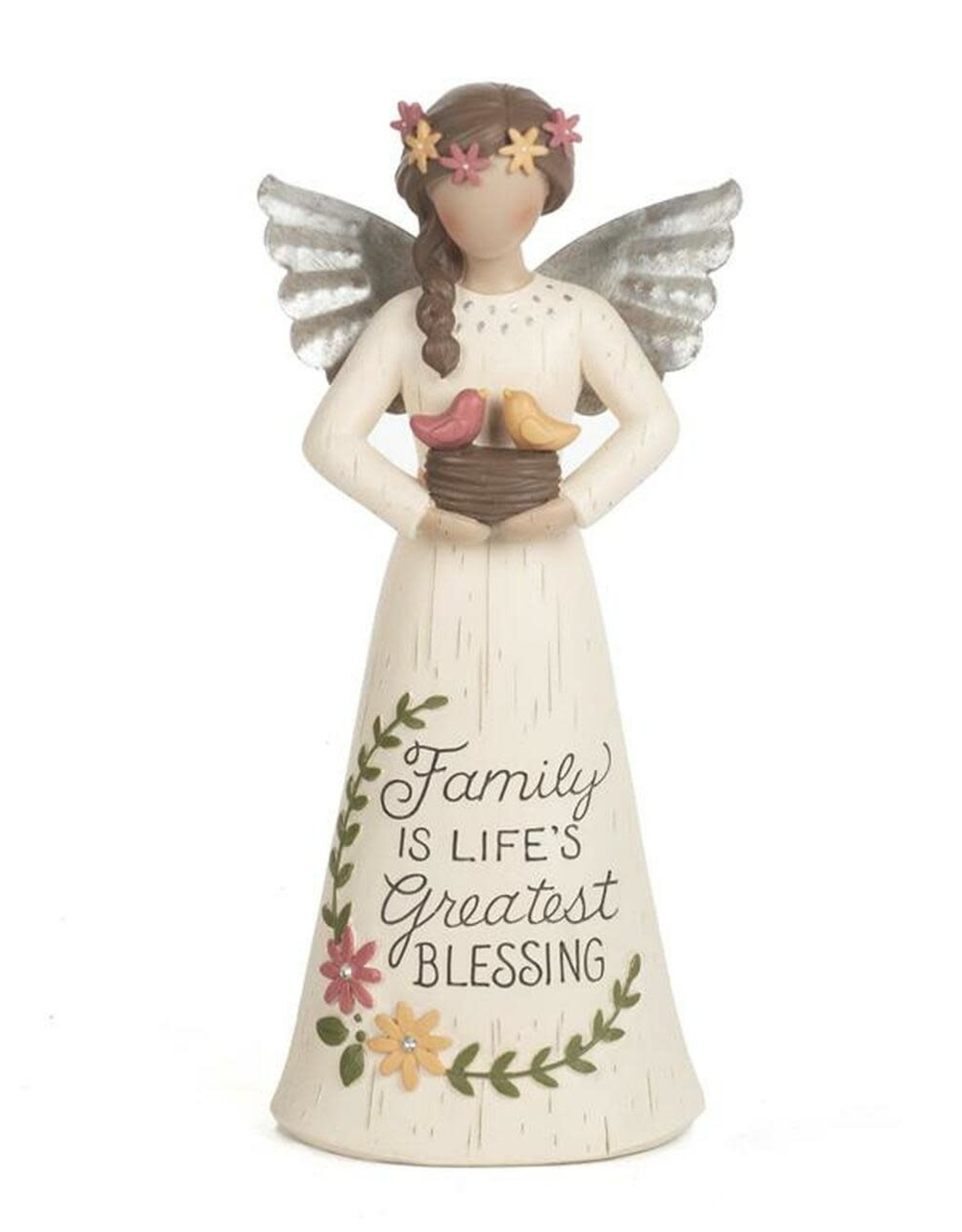 8" Angel Figurine - Family is Life's Greatest Blessing