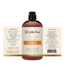 Glory & Shine Glory & Shine Lotion - Felix (Orange) Pump Bottle