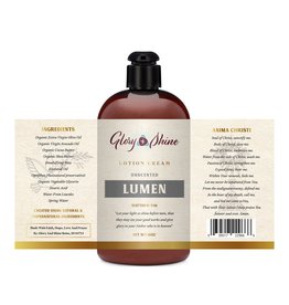 Glory & Shine Glory & Shine Lotion - Lumen (Unscented) Pump Bottle