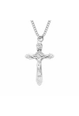 HMH Crucifix Medal, Sterling Silver, 18" Chain