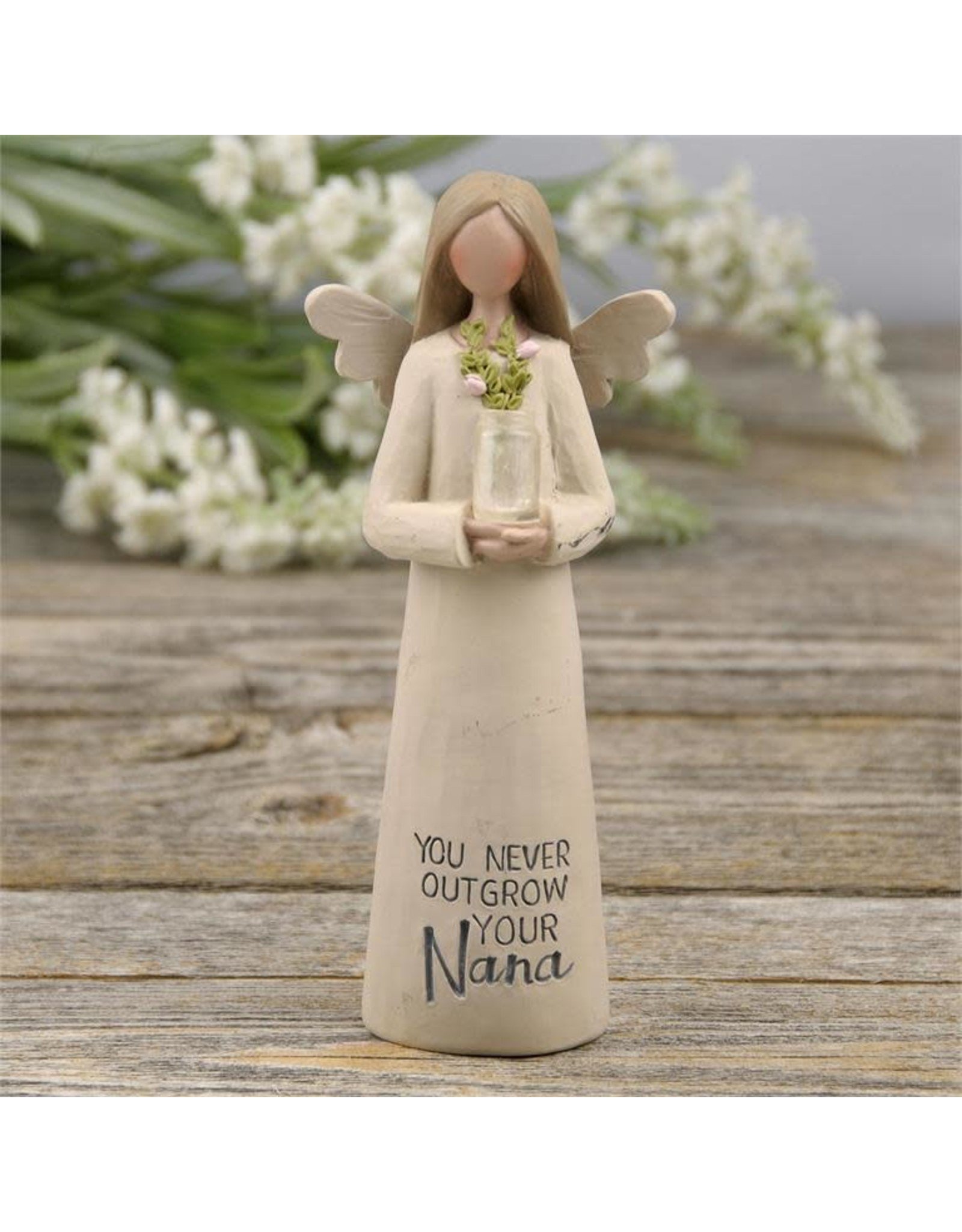 Angel Figurine - Nana (with Flowers)