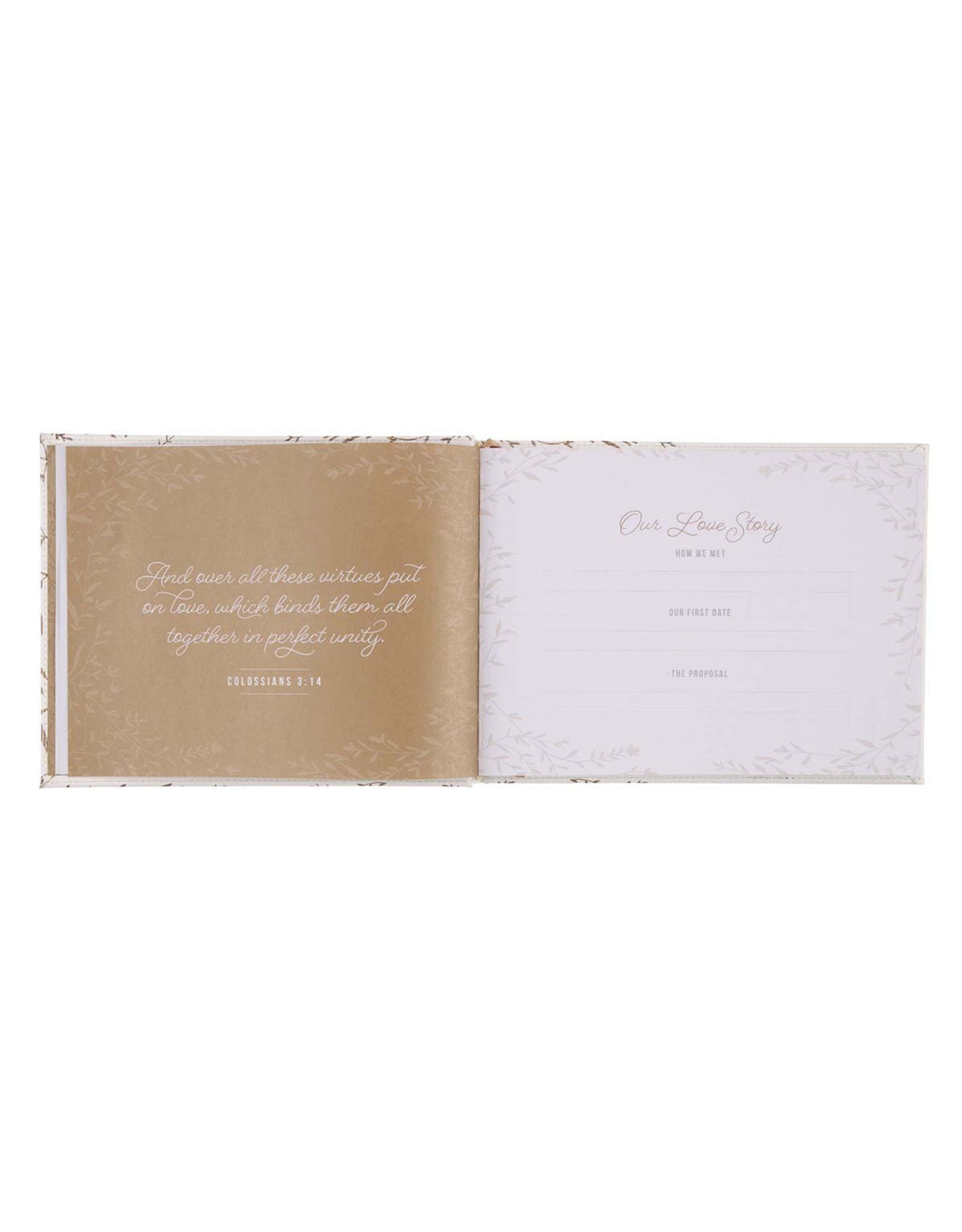 White Wedding Guest Book & Pen Set with Heart Buckle - 2 Pc. | Oriental  Trading