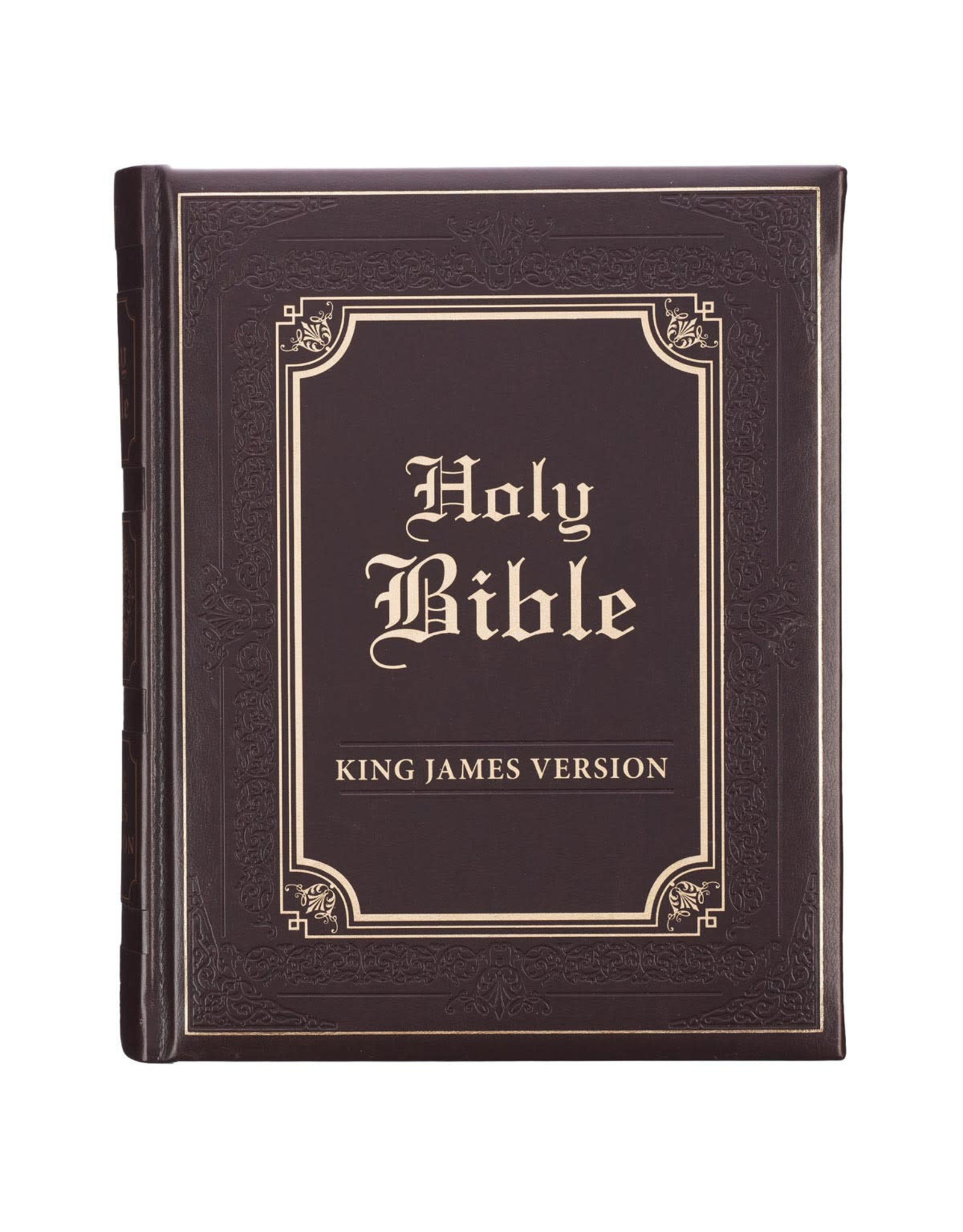 Christian Art Gifts KJV Family Bible, Dark Brown