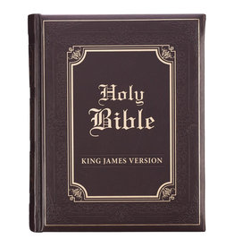 Christian Art Gifts KJV Family Bible, Dark Brown