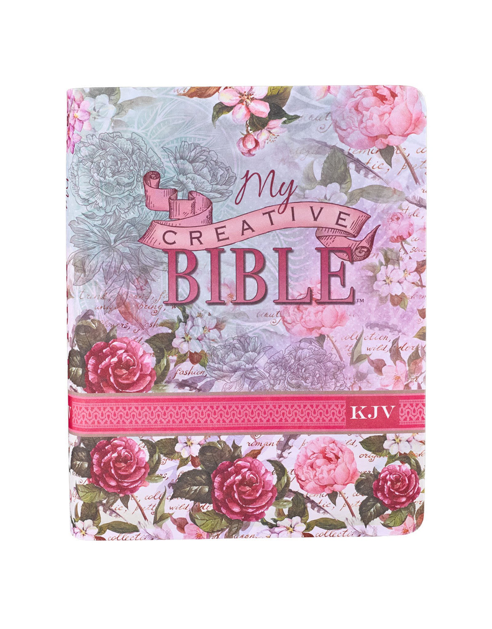 Christian Art Publishers KJV My Creative Bible, Silky Floral