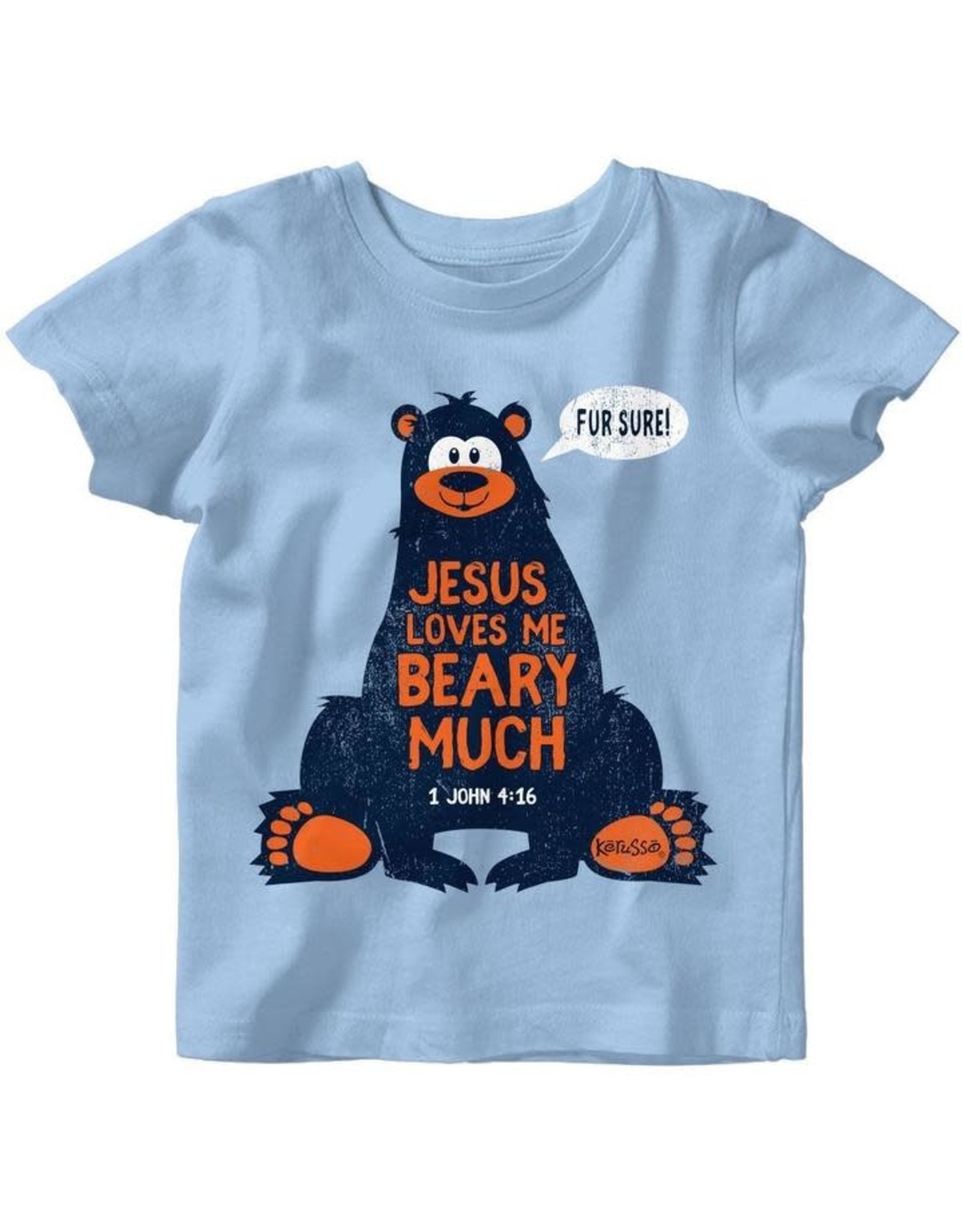 Kerusso Kidz Baby Shirt - Jesus Loves Me Beary Much