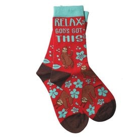 Bless My Sole Socks - Relax Sloth