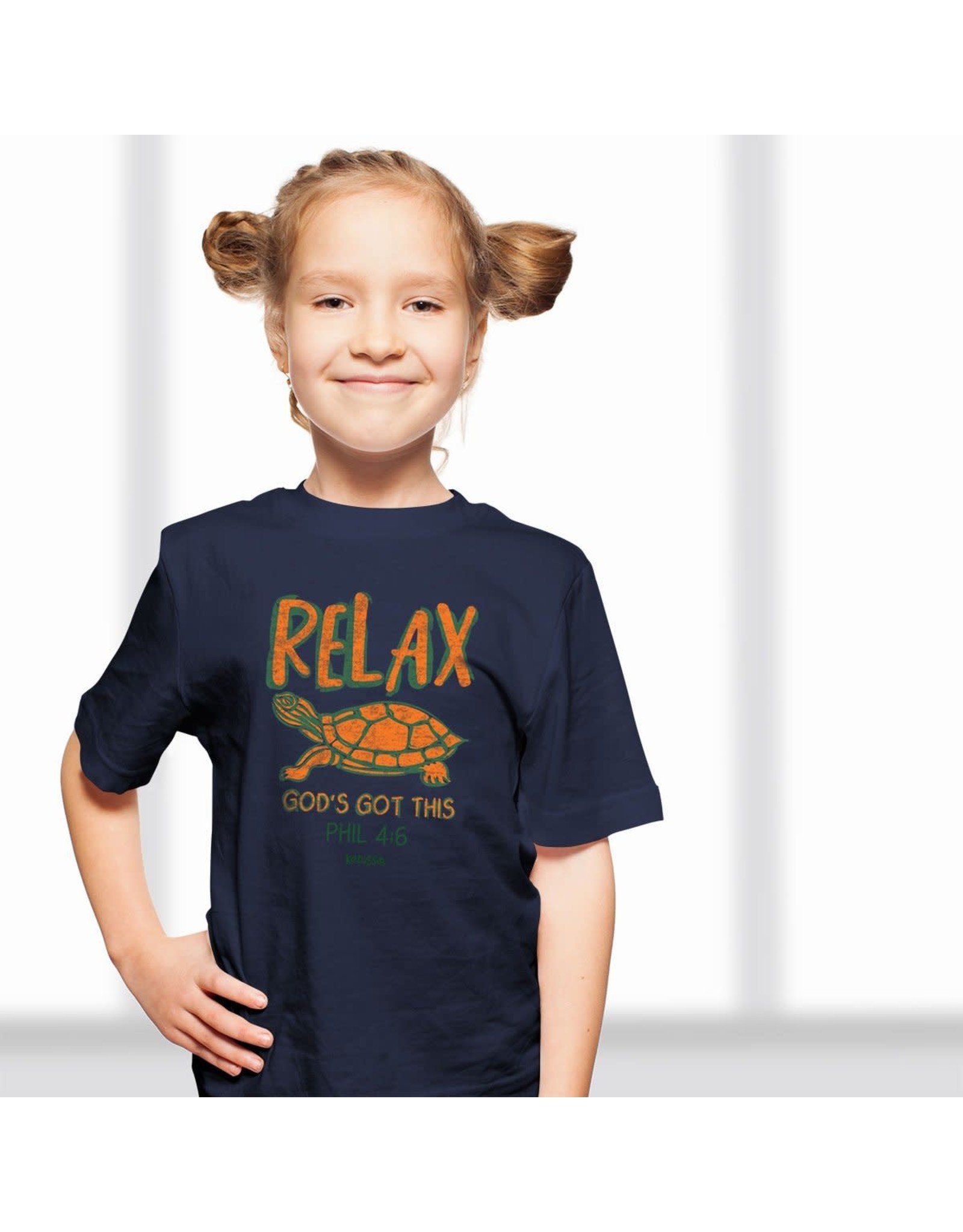 Kids Shirt - Turtle (Relax, God's Got This)