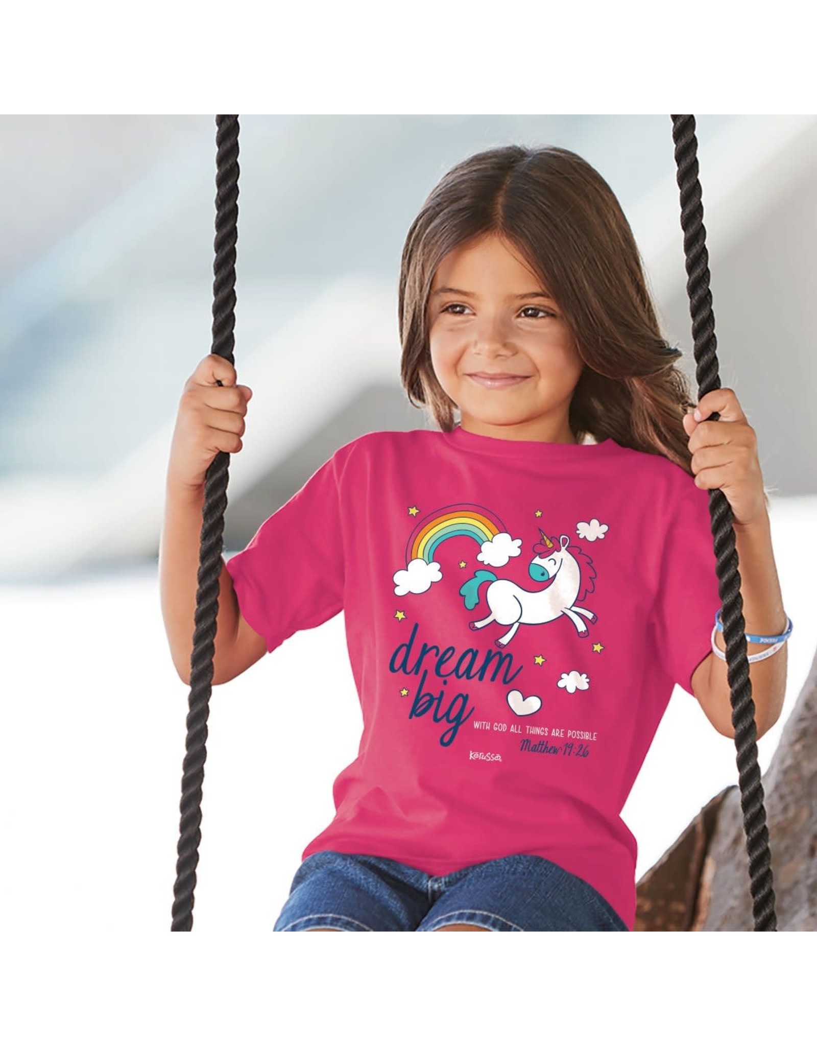 Kerusso Kidz Kids Shirt - Unicorn, Dream Big