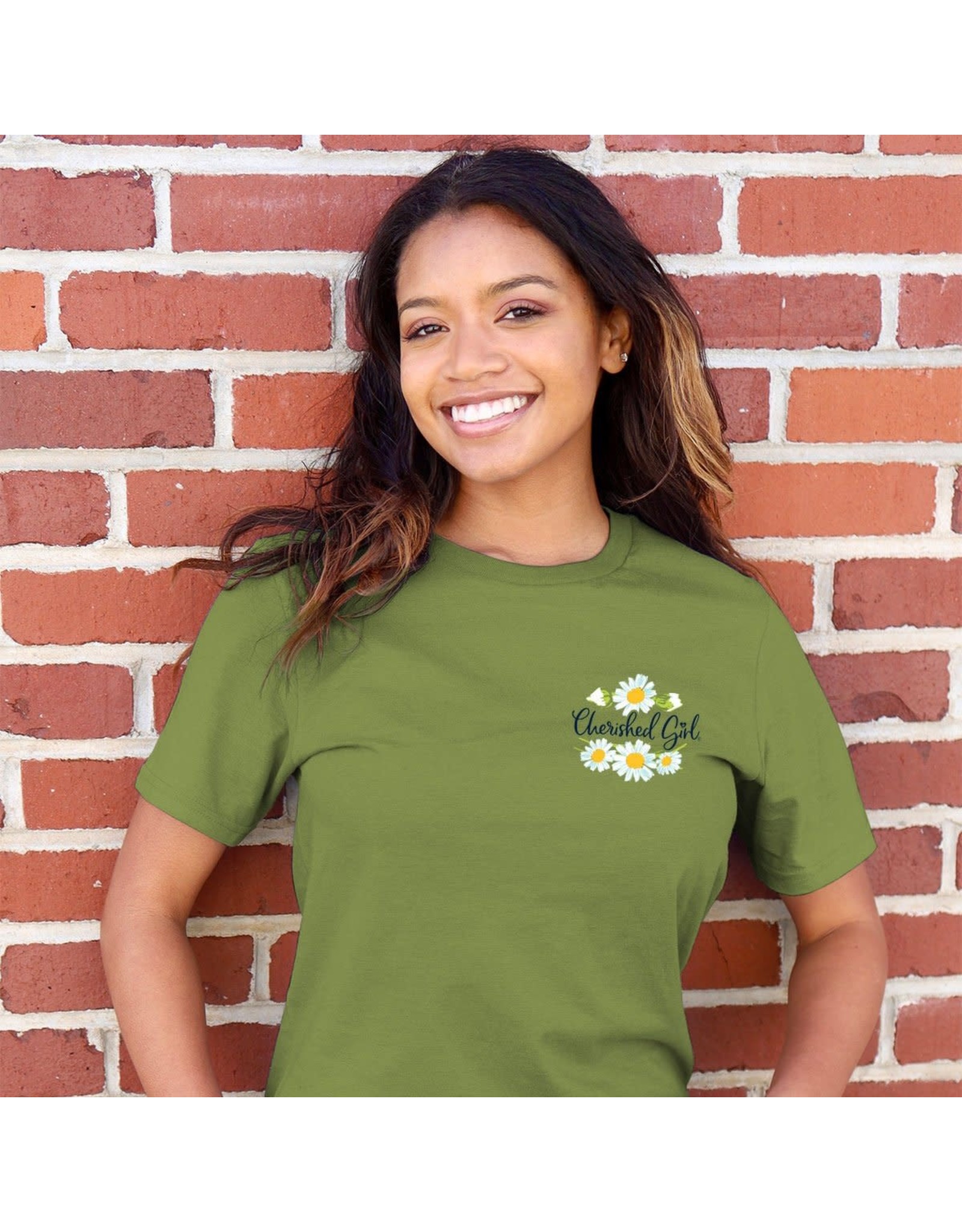 Cherished Girl Adult Shirt - Too Many Blessings