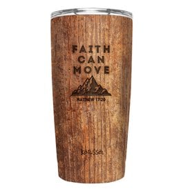 Kerusso Tumbler - Faith Can Move, 20oz Stainless Steel