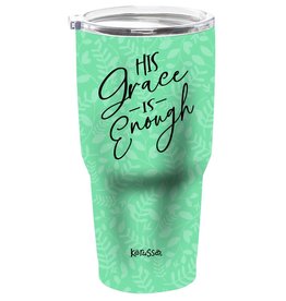 30oz Stainless Steel Tumbler - His Grace is Enough