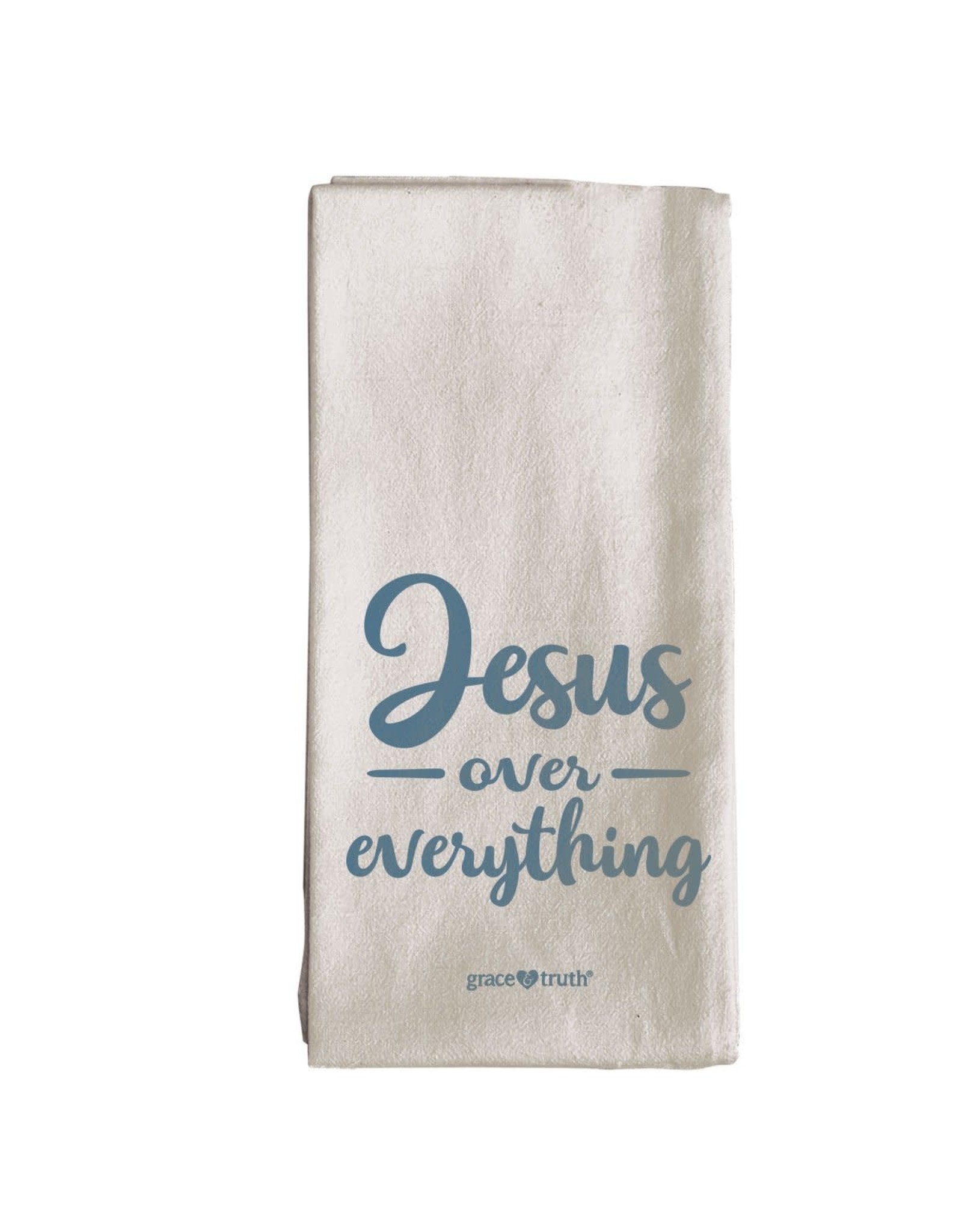 Grace & Truth Tea Towel - Jesus over Everything
