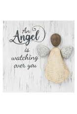 Ganz Pebble Art Angel Box Plaque