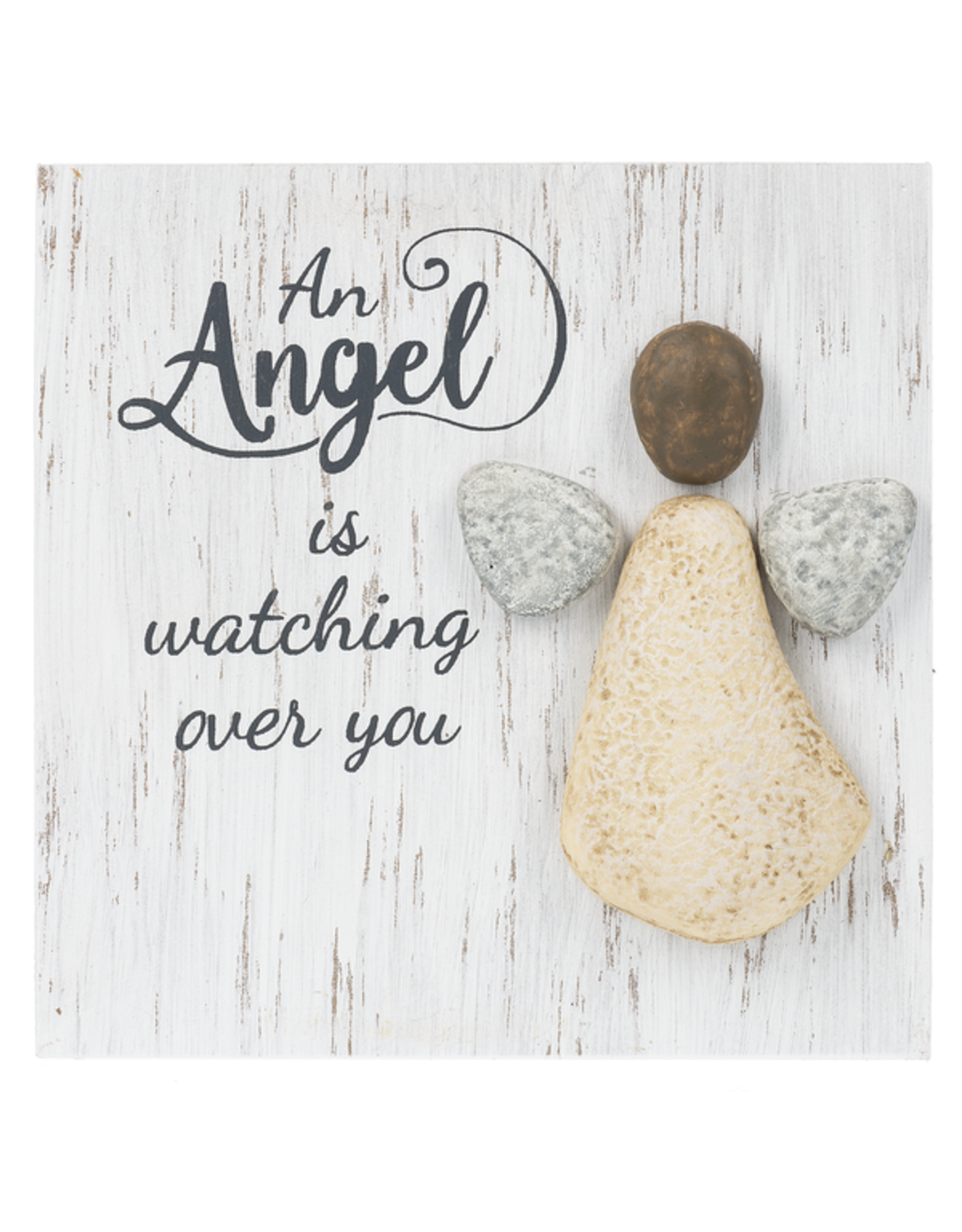 Ganz Pebble Art Angel Box Plaque