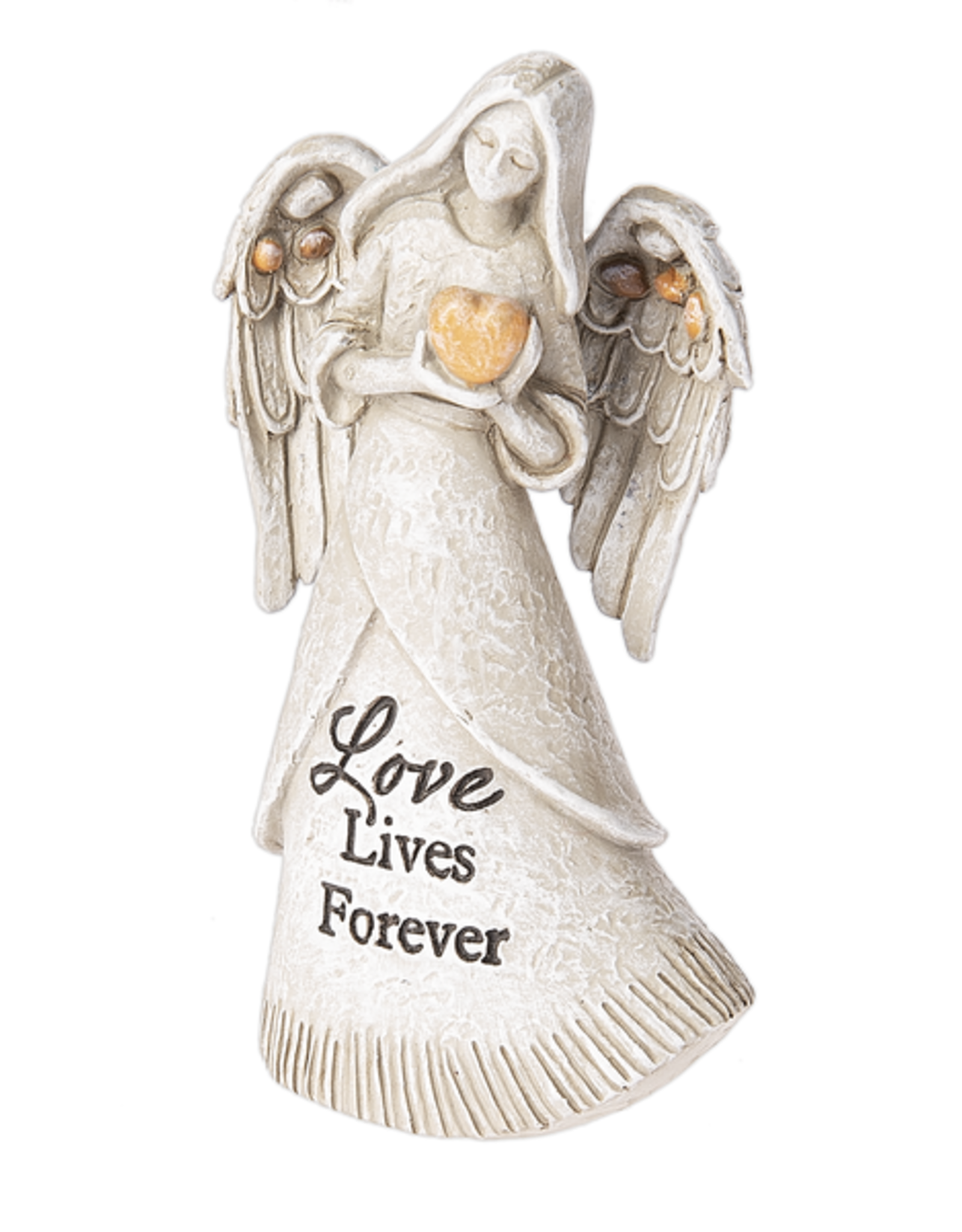 Ganz Memorial Pebble Angel Figurine