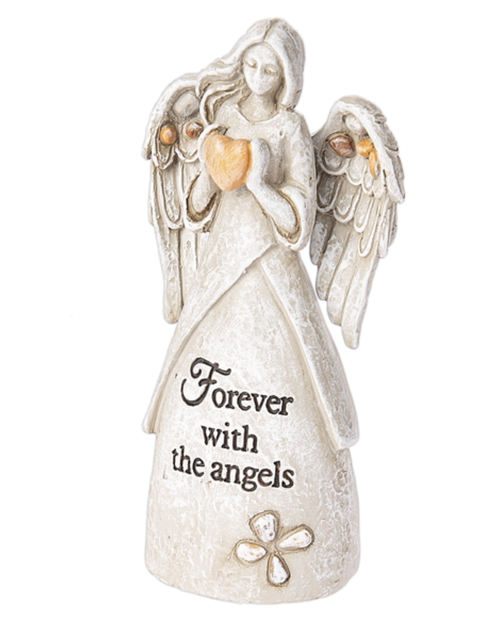 Ganz Memorial Pebble Angel Figurine