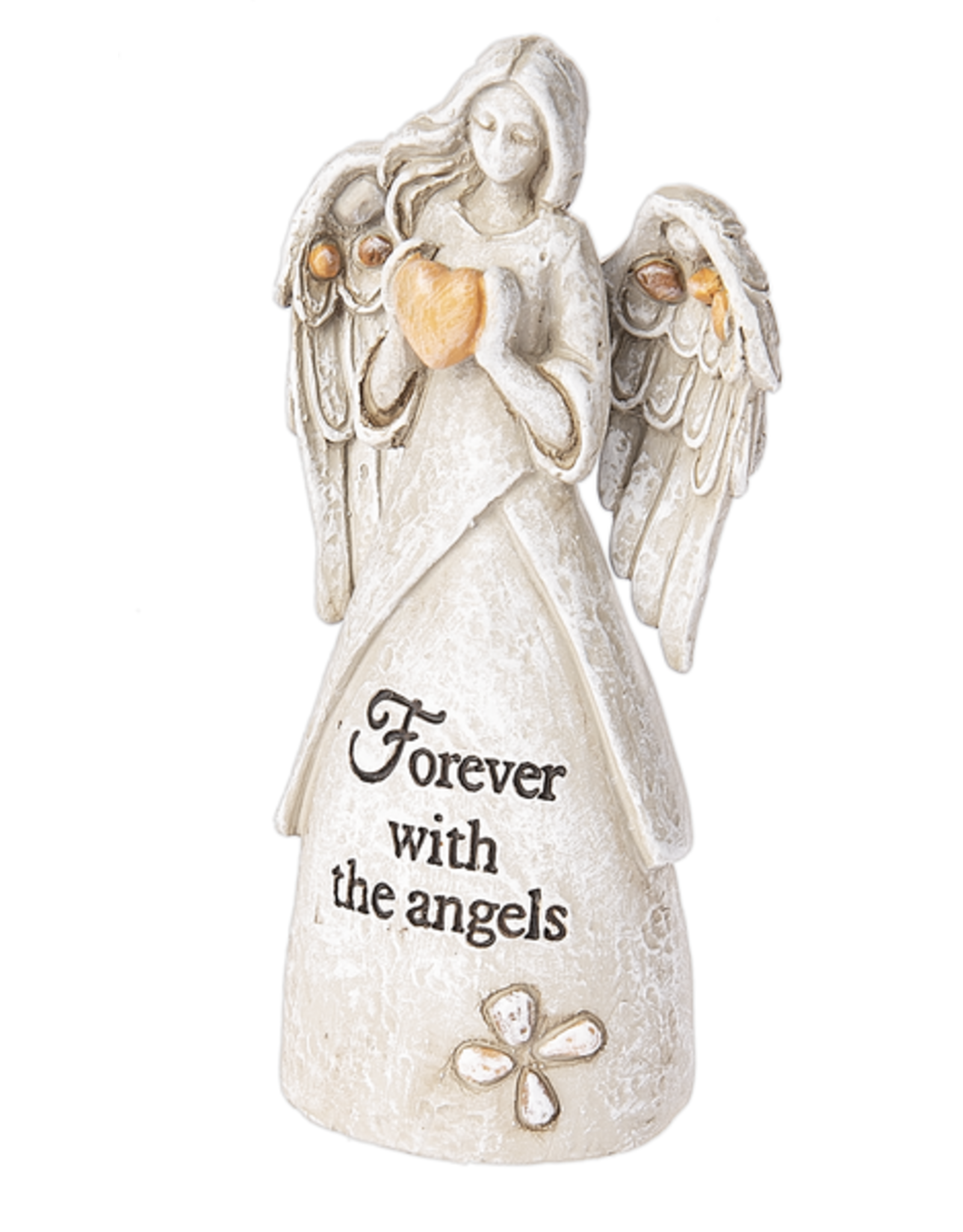 Memorial Pebble Angel Figurine