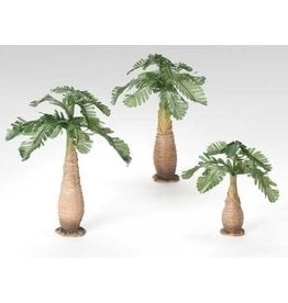 Fontanini Fontanini - Palm Trees, 3pc (8" Height for 5" Scale)