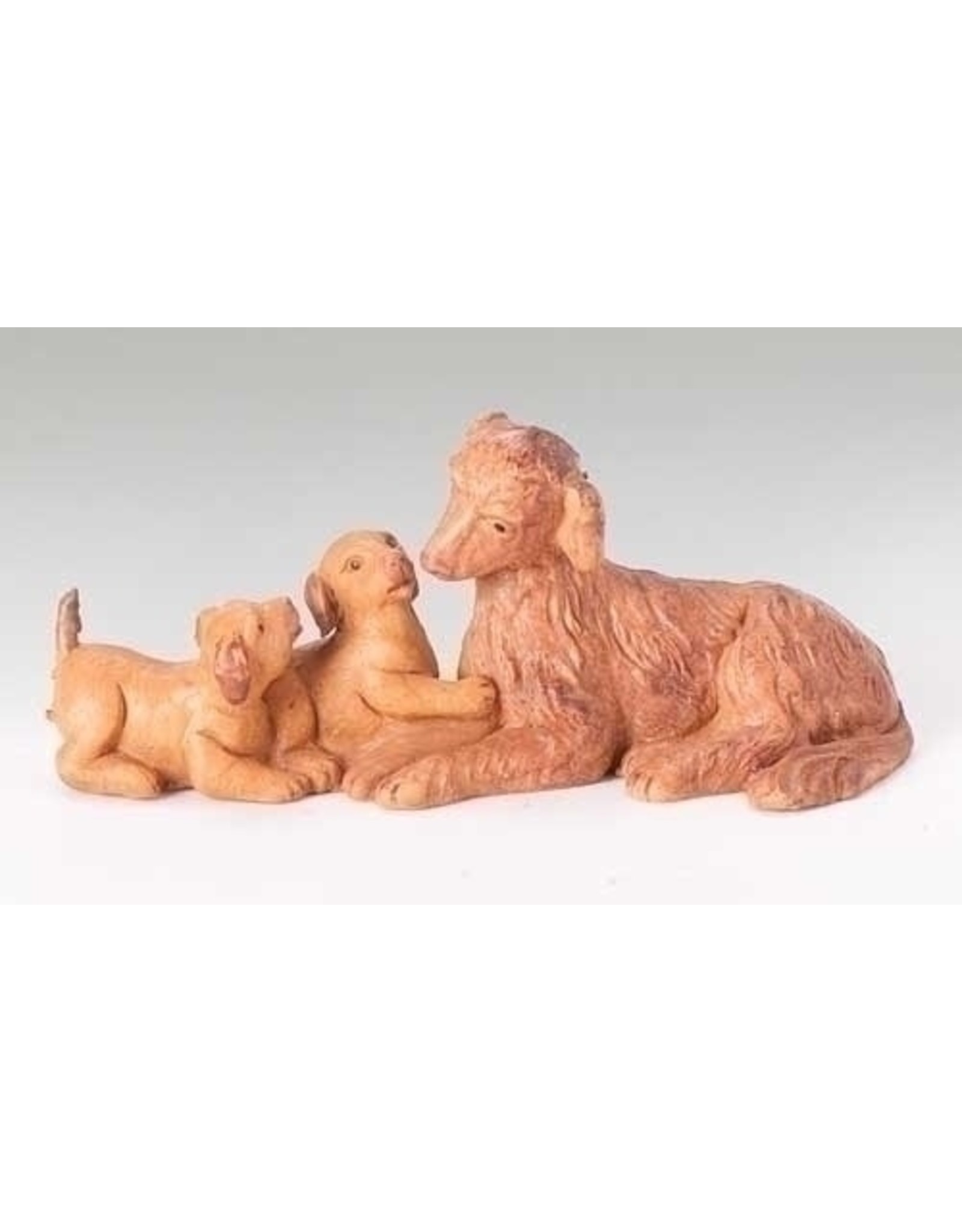 Roman Fontanini - Dog Family (5" Scale)