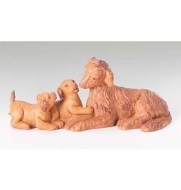 Roman Fontanini - Dog Family (5" Scale)