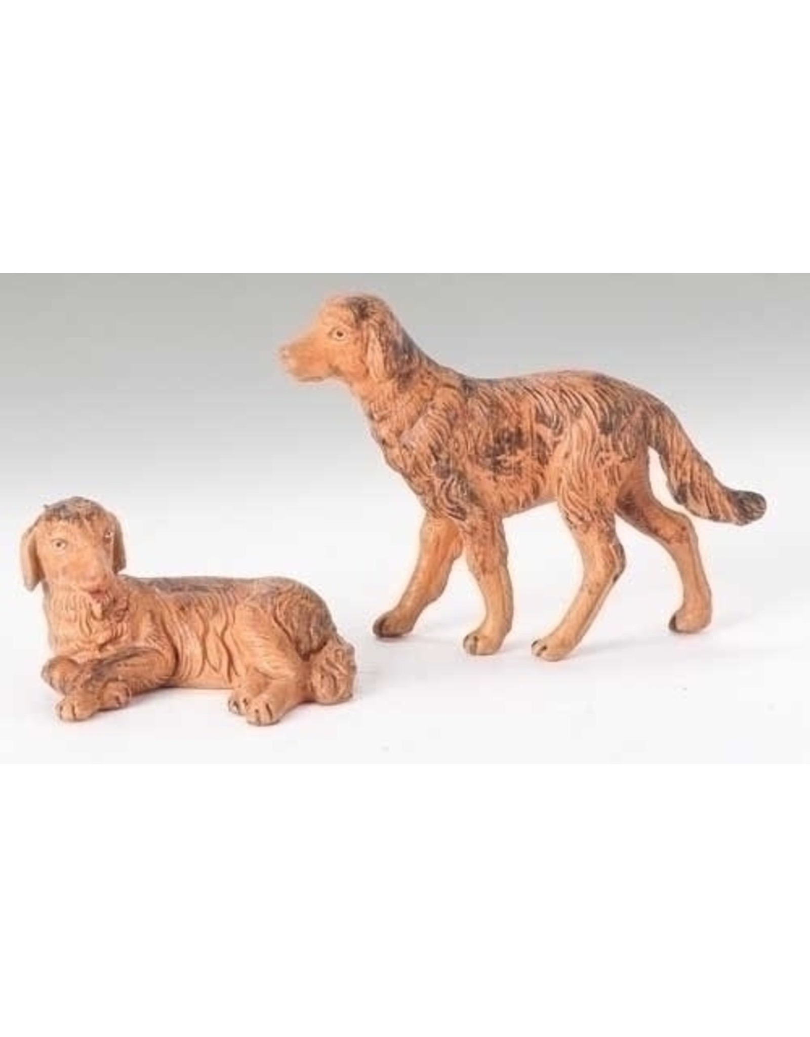 Roman Fontanini - Dogs, 2pc (5" Scale)