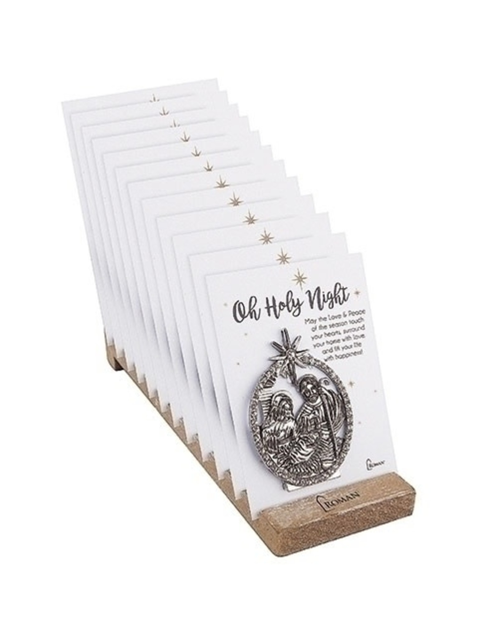 Roman Metal Standing Nativity